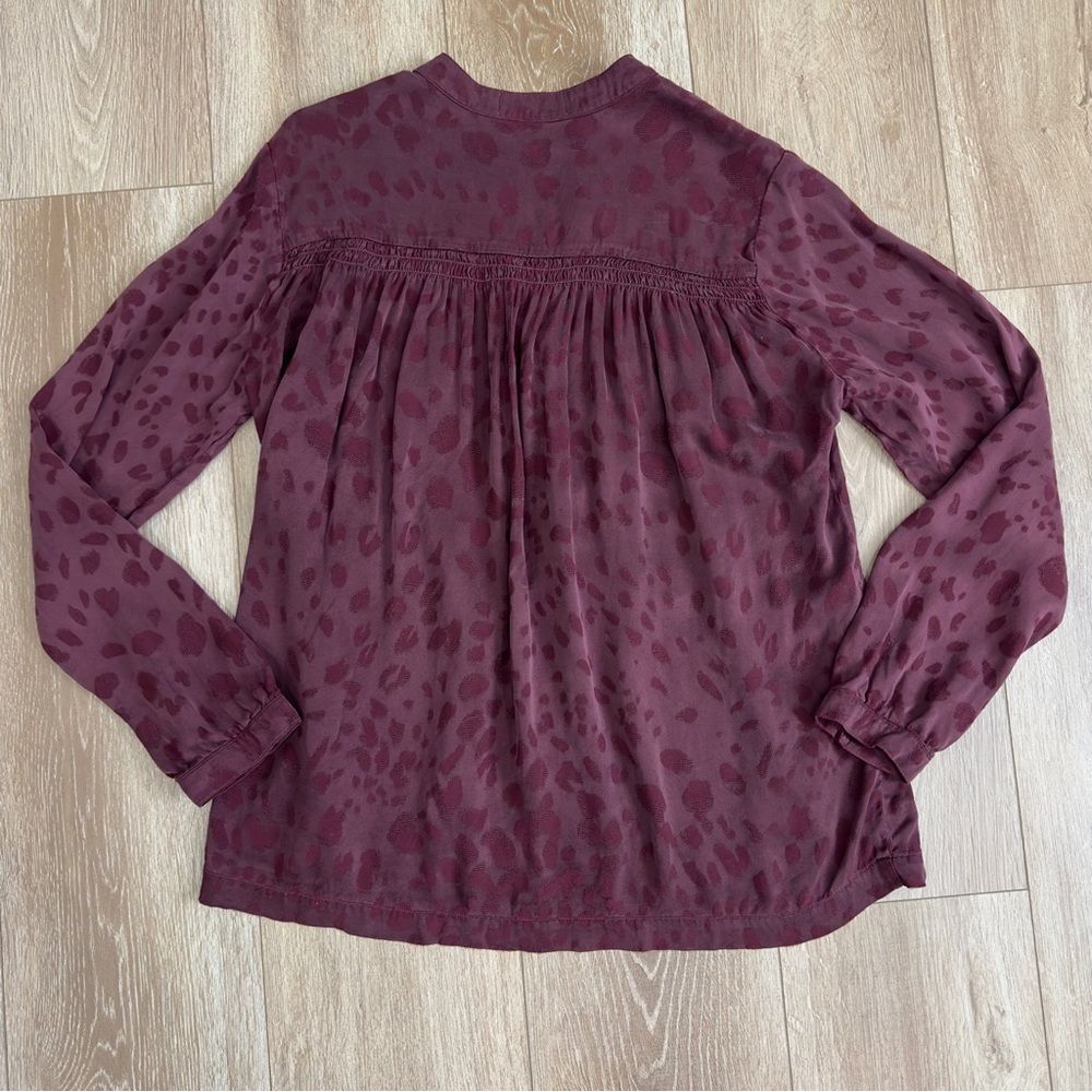 Cloth And Stone Leopard Print Button Down Blouse … - image 5